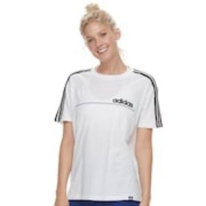 Women's adidas Linear Line Oversized Graphic Tee